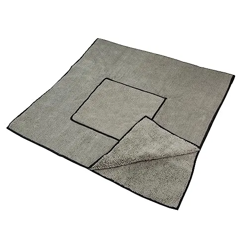 Nobby Mikrofaser Handtuch grau 100 x 50 cm Handtuch