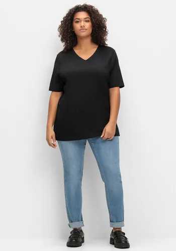 Sheego T-Shirt schwarz 56/58 EU von sheego