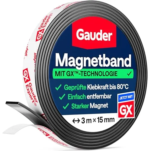 Produktbild GAUDER Magnetband selbstklebend stark