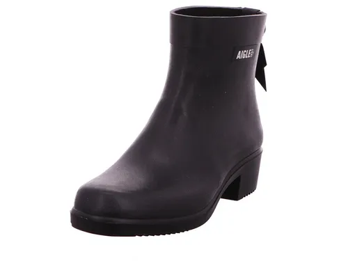Aigle Damen Myrica Gummistiefel Schwarz 38 EU - Wanderschuhe mit weichem, bequemen Schaft und schnell trocknendem Futter für optimalen Komfort bei jedem Wetter.
