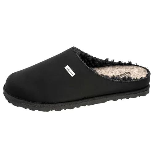 Fischer Damen Hausschuh flauschig Pantoffel lose Einlagen 635005, Größe:39 EU, Farbe:Schwarz