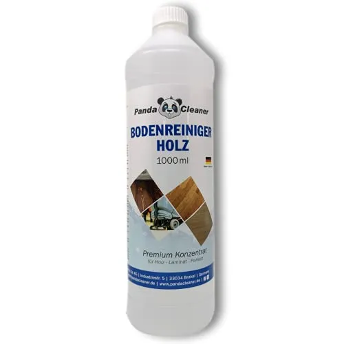 PandaCleaner Holzboden Reiniger - 1000ml zur Parkett Reinigung & Laminat Pflege - Die nachhaltige Pflege von Holzböden - Parkett Reiniger Konzentrat- Holzreiniger & Holzpflege