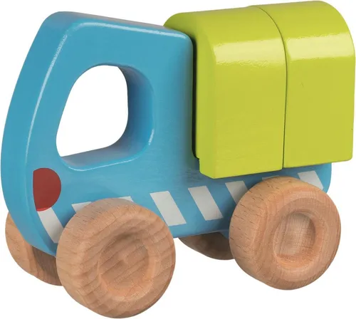goki Spielzeug-Auto Goki Lastwagen - für Kinder ab 6 Monaten, sicher und ideal für kreative Spielstunden