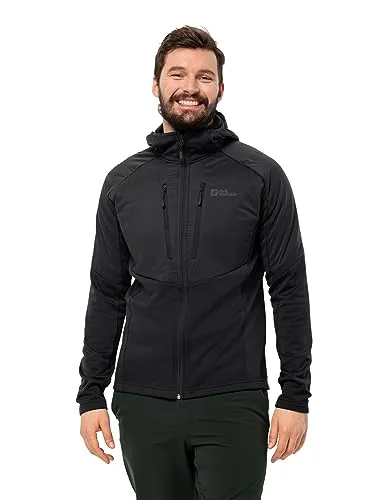 Jack Wolfskin ALPGRAT PRO INS FZ M - Isolierte Fleecejacke - Funktionsjacken mit 60g Kunstfaserfüllung, winddicht an Brust und Schultern, atmungsaktiv und ausgestattet mit 2 praktischen Brusttaschen.