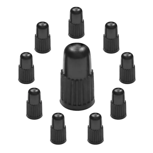 Pitlane Performance® Ventilkappen 10 Stück Ventildeckel Fahrrad-Reifen Dunlop, Presta Ventilabdeckung Reifenventil-Kappen (Presta)