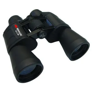 Braun-Photo Fernglas Binocular 12x50mm - Fernglas mit 12-facher Vergrößerung und 50mm Objektiven, ideal für Jagd und Naturbeobachtungen. Inklusive Stativ-Anschluss und umfangreichem Zubehör für beste Beobachtungserlebnisse.