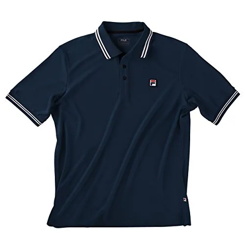 Fila Tennis-Polo Piro navyblau/rot Herren von FILA