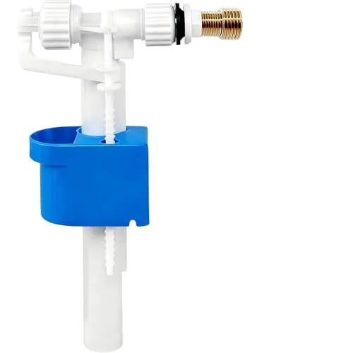 Spülkasten Füllventil Universal G3/8 Und G1/2, Spülkasten Ersatzteile, Messing Anschluß, Universelles Füllventil, Füllventil Für Wc Kasten Schwimmer Ventil(Blau)