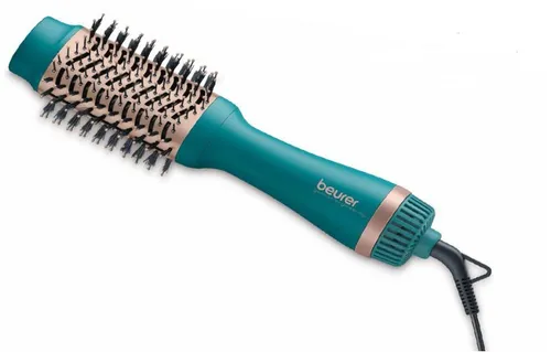 Beurer HC 45 Ocean Warmluftbürste - 2-in-1 Haartrocknungs- und Stylingbürste, Keramik-Keratin Beschichtung für mehr Volumen und Ionenfunktion für glänzendes Haar
