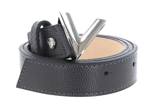 Valentino Gürtel Divina Belt W100 Cannafuc/Argento dunkelgrau kürzbar