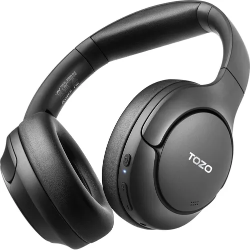 Over Ear Kopfhörer Bluetooth,Hybrid Active Noise Cancelling Kopfhörer,Kopfhörer Kabellos Bluetooth mit App Steuerung, Hi-Res Audio,60 Std Spielzeit
