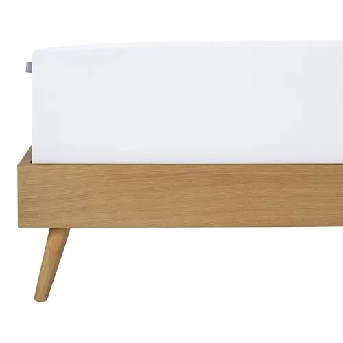 Schiesser Spannbettlaken Elli, Jersey-Elasthan mit Gummizug - Spannbettlaken aus 97% Baumwolle für hohen Liegekomfort, ideal für hohe Matratzen und Boxspringbetten, MADE IN GREEN by OEKO-TEX®.