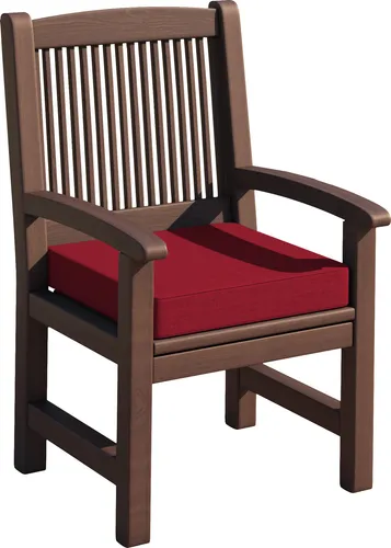 sunnypillow Stuhlkissen mit abnehmbarem Bezug in rot von sunnypillow