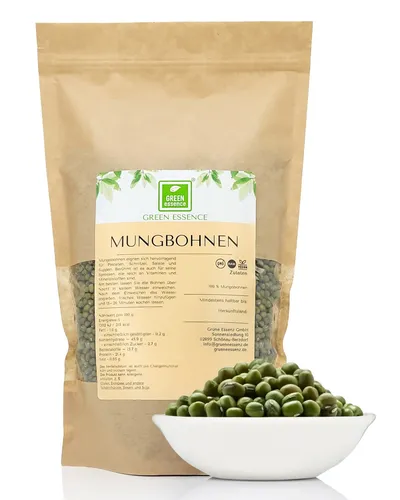 Mungbohnen 1kg -  Mungobohnen getrocknet - Bohnen - vegan - Proteinquelle