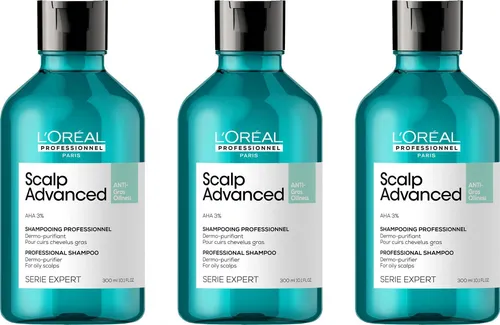 L'Oréal Professionnel Serie Expert Scalp Advanced Anti-Oiliness Shampoo 3x300 ml