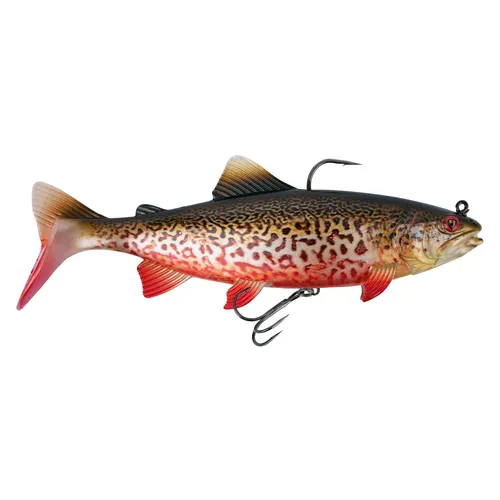 Fox Rage Replicant Trout - Gummiforelle, Farbe:Super Natural Tiger Trout, Länge / Gewicht:14cm / 55g