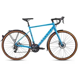 CHILLIZ Gravelbike CHILLIZ Gravelbike 28 Zoll GL.02 blau 14 Gang Shimano Schaltung, Rahmenhöhe 57 cm, Schutzbleche, mech. Scheibenbremsen, Rennlenker blau 57 cm