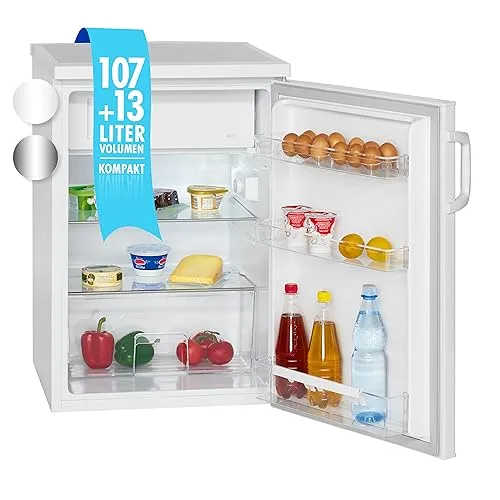 KS 2194.1 Kühlschrank weiß in weiß von Bomann