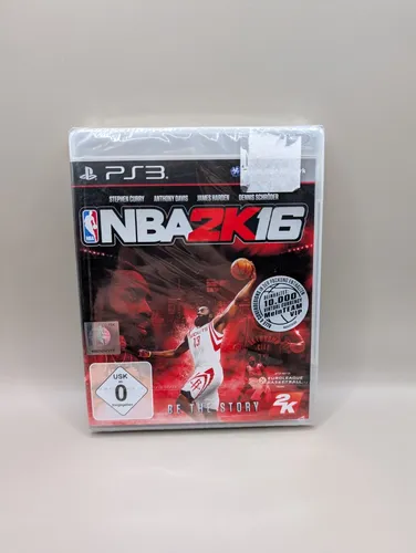 NBA 2K16 für PS3 - Neu und ungeöffnet - Sportspiel für Sony PlayStation 3, USK ab 0 Jahren, erlebe realistische Basketball-Action mit NBA 2K16 und verbesserten Spielmechaniken.