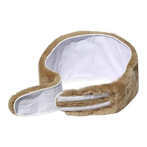 Lammfell Nierenwärmer - Komfortabler Rückenwärmer S-3XL - Bequemer Nierenwärmer in Größe S, Farbe Milchkaffee. Mit praktischem Klettverschluss für einfaches An- und Ablegen. Bietet natürliche Wärme und ist ideal für entspannende Momente.