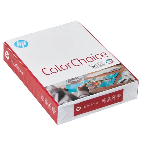HP ColorChoice Kopierpapier DIN A4 - 250 g/m², 250 Blatt - Drucker- & Kopierpapiere, hochweißes Papier für brillante Farben und gestochen scharfe Druckergebnisse.