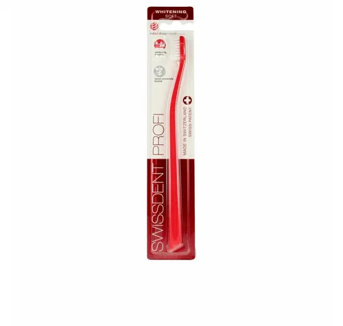 Swissdent Zahnbürste Profi Whitening Classic Zahnbürste Rot