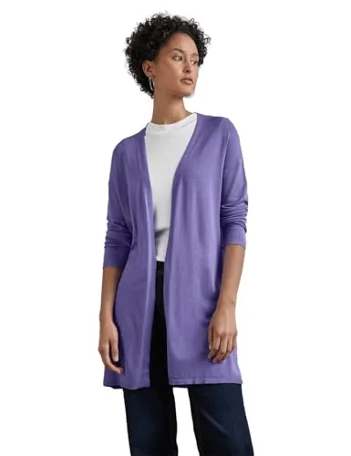 Street One Damen Langer Feinstrickcardigan