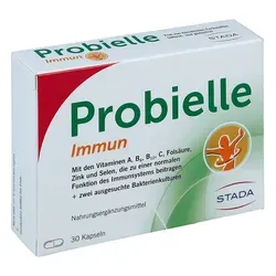 Probielle Immun Probiotika - Unterstützung für Ihr Immunsystem - Arzneimittel mit 1,2 Milliarden Milchsäurebakterien und wichtigen Vitaminen, die das Immunsystem stärken und Müdigkeit verringern.