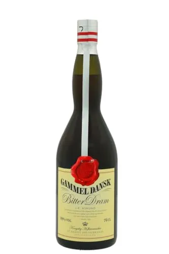Gammel Dansk 0.7 l - Dänischer Bitterlikör - Likör mit einzigartigem Geschmack aus 29 Kräutern und Gewürzen, ideal als Digestif oder Geschenk für besondere Genussmomente.