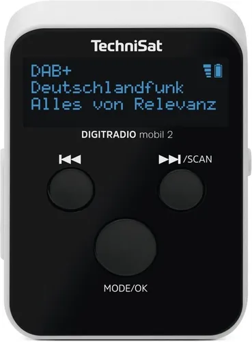 TechniSat DIGITRADIO mobil 2 – Tragbares DAB+ Mini-Radio mit Akku