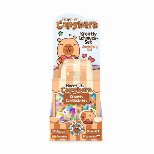 Kreatywny zestaw biżuterii Kapibara Trendhaus 4032722967459