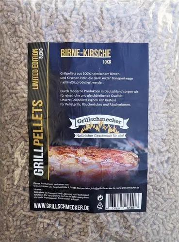 GRILLSCHMECKER Sonderedition Birne-Kirsche 10kg (1,59 EUR/kg)