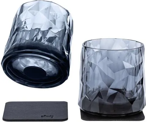 silwy Magnet Tumbler 250ml 2er Set in grau von silwy