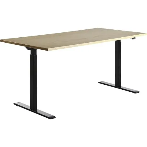 Topstar Schreibtisch E-Table, elektrisch höhenverstellbar - Kinderschreibtisch aus strapazierfähigem Material, ideal für ergonomisches Arbeiten, elektrisch höhenverstellbar mit einer Hubkraft von bis zu 80 kg.