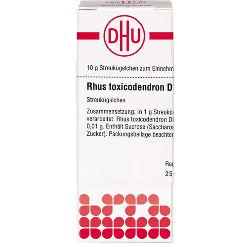 RHUS TOXICODENDRON D 10 Globuli 10 g