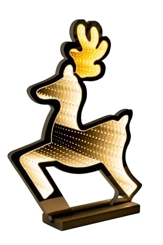 FHS Weihnachtsbeleuchtung LED-Rentier 151 SMD LED von Star-Max