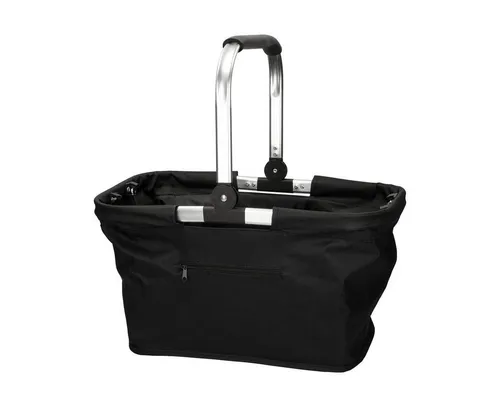 elasto Tragetasche Einkaufskorb mit Henkel ca. 30 L - faltbarer Korb mit Soft Griff