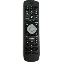 Ersatz Fernbedienung für Philips TV 55POS9002/12 | 55POS901F | 55POS901F/12 | Fernseher Remote Control - Schwarz