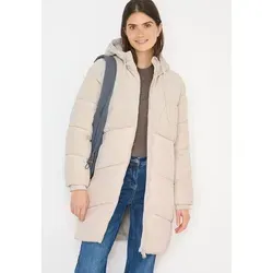 CECIL Puffer Mantel mit Cordmix teddy vanilla white S von CECIL