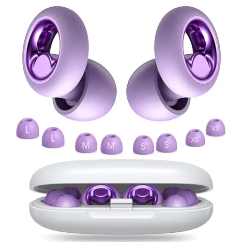 Clydek Ohrstöpsel zum Schlafen – Geräuschunterdrückende Silikon Ohrstöpsel (45 dB)