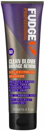 Fudge Clean Blonde Damage Rewind Violet Toning Shampoo 250 ml
