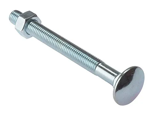 Carriage Bolt & Nut ZP M12 x 180mm Bag 5