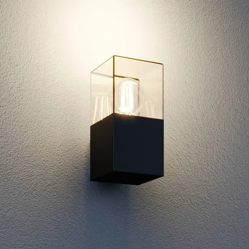 Lucande Wandleuchte außen Keke - Spritzwassergeschützt und Modern - Lampen für Außenbereiche: IP44 schützt vor Spritzwasser, ideal für Terrasse und Garten. Hochwertige Optik und stimmungsvolles Licht sorgen für Sicherheit und Gemütlichkeit – perfekt für Sommernächte und Winterabende.