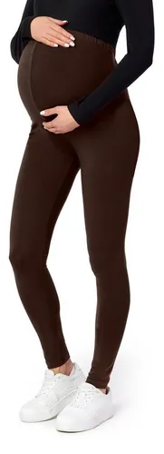 Be Mammy Umstandsleggings Lange Umstandshose aus Viskose BE-02 (1-tlg) elastischer Bund