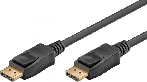 DisplayPort™-Kabel 2.0/2.1, 54 Gbit/s, 8K/144 Hz DSC, Schwarz, 5 m
