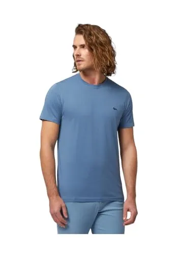 HARMONT & BLAINE T-SHIRT MANICHE CORTE UOMO BLU