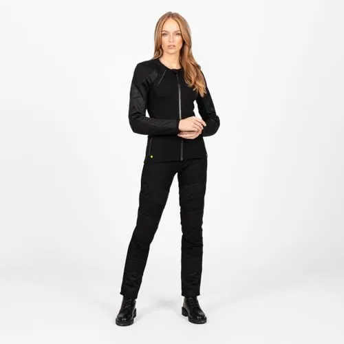 Knox Urbane Pro MK3 Damen Protektorenjacke Schwarz - Motorradprotektoren für Damen, leicht und atmungsaktiv, ideal für den Sommer. Mit flexiblen Level 2 Micro-Lock Protektoren für optimalen Schutz und Komfort.