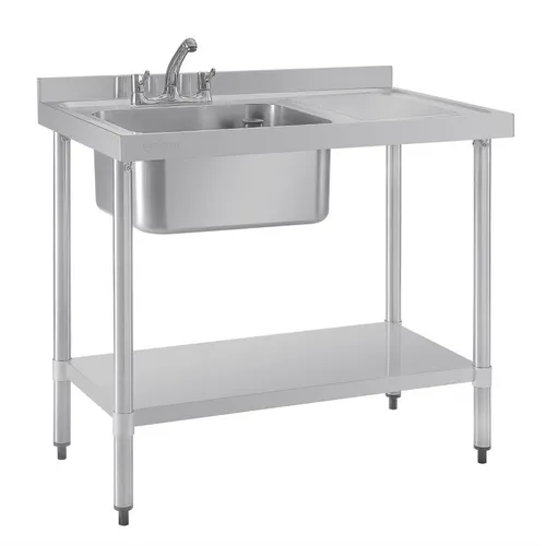 Produktbild Vogue Edelstahlspüle 1 Spüle links 100x60cm