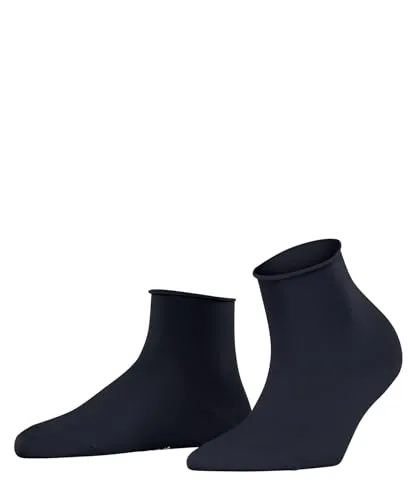 FALKE Damen Socken Cotton Touch W Sso Baumwolle einfarbig 1 Paar, Blau Space Blue 6116, 35-38