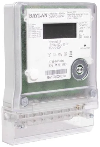 Counttec BT11 Drehstromzähler digital 60A - Verteiler-Einbaugeräte, MID-konform für präzise Abrechnung und ideal für den Einsatz in gewerblichen Anlagen.